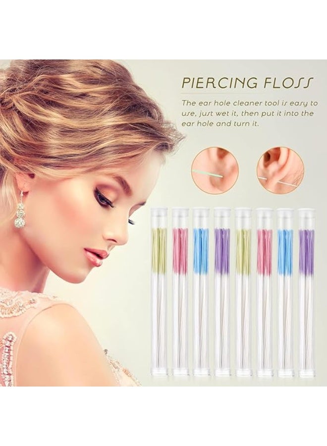 ChicAbode أقراط ثقب تنظيف 480 قطعة - خيوط الأذن القابلة للتخلص لثقب الأذن الرعاية اللاحقة ، ثقب الأذن أداة تنظيف العناية للبنات النساء الرجال - Image 2